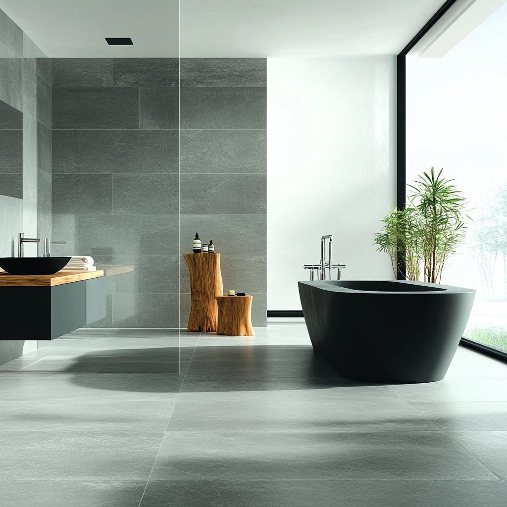 10 Ideias de Banheiro Cinza: Versatilidade e Elegância 2 70 Ideias de Banheiro Cinza: Versatilidade e Elegância