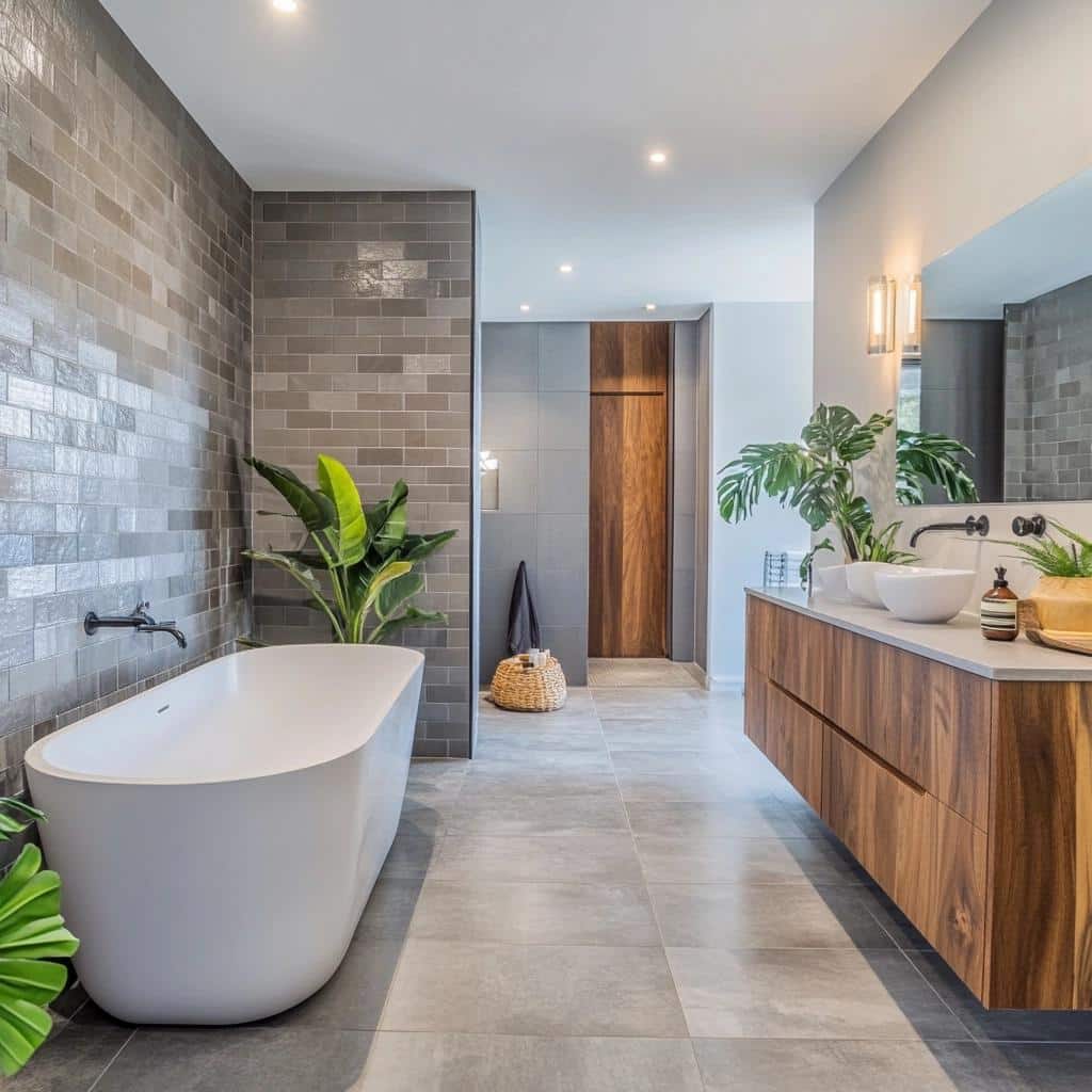10 Ideias de Banheiro Cinza: Versatilidade e Elegância 4 70 Ideias de Banheiro Cinza: Versatilidade e Elegância
