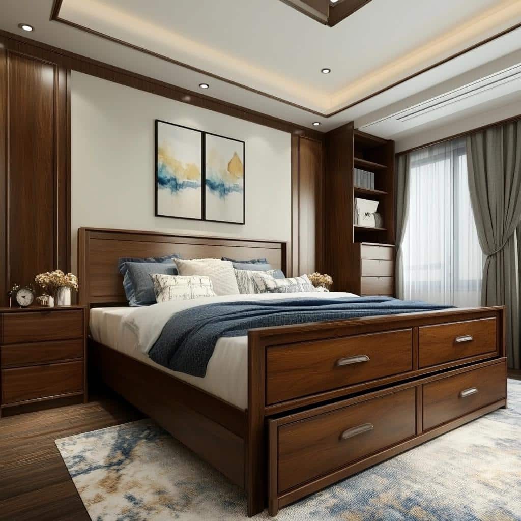 Camas com Espaço de Armazenamento: 6 Modelos Funcionais para Quartos 3 Camas com Espaço de Armazenamento: 6 Modelos Funcionais para Quartos