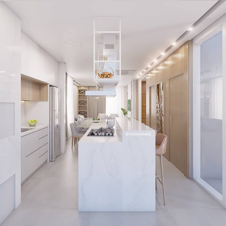 Cozinha planejada com ilha