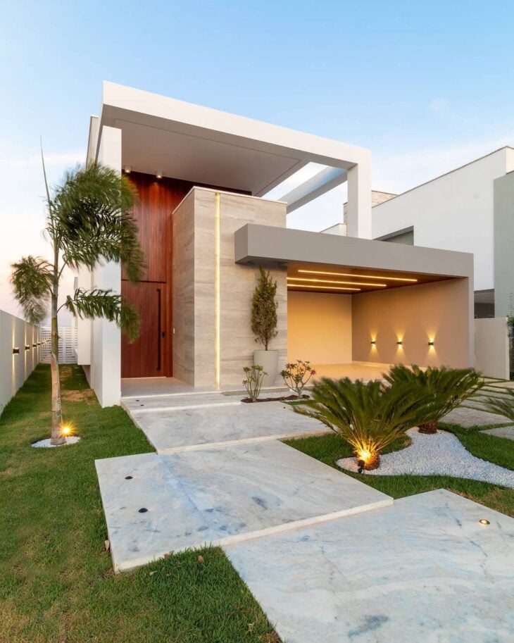 6 Modelos de Entradas de Casas para uma Fachada Maravilhosa 9 Veja várias fotos de entradas de casas e encontre ideias perfeitas para fazer a sua!