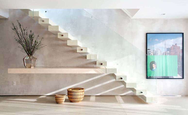 Inspire-se com 10 modelos de escadas flutuantes para a sua casa. 3 Foto: Reprodução / BC Arquitetos