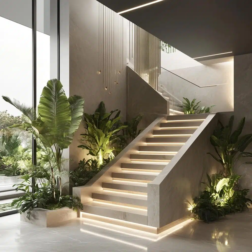 Escadas De Vidro Flutuantes Escadas Flutuantes Internas Com Balustrada