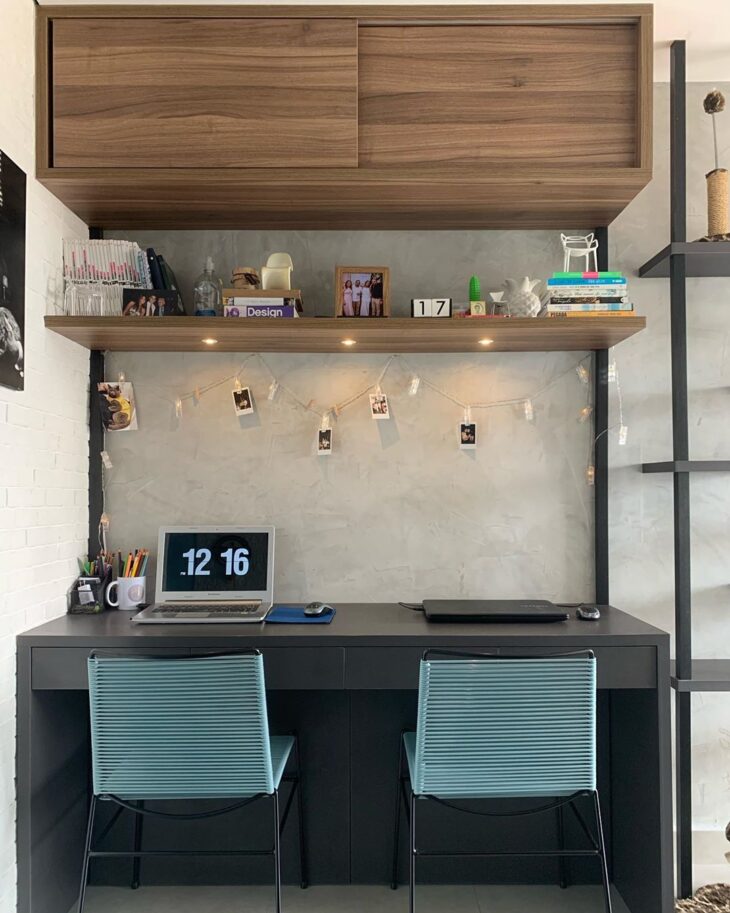 Escrivaninha Preta: 10 Modelos que Transformam Seu Home Office 5 Foto de escrivaninha preta 1 - 1