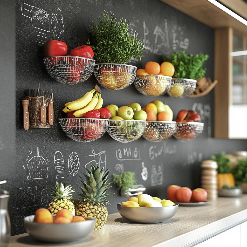 Fruteira de parede: exiba a beleza das 10 frutas na decoração 4 Fruteira de parede: exiba a beleza das frutas na decoração