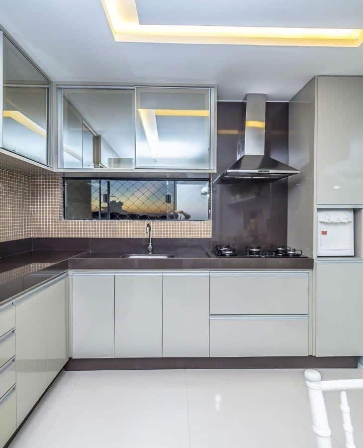 Granito Marrom Absoluto na Decoração: Elegância e Estilo 10 10 Foto: Reprodução / Renove Projetos