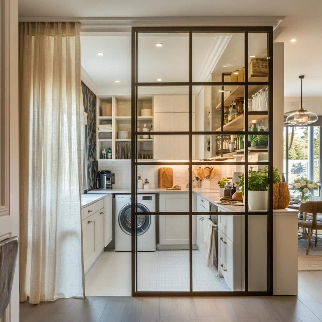 10 Ideias Para Separar A Cozinha Da Lavanderia