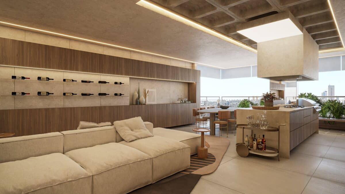 Laje nervurada: a estrutura que virou tendência de decoração 10 10 Laje nervurada cria composição dinâmica neste projeto de arquitetura