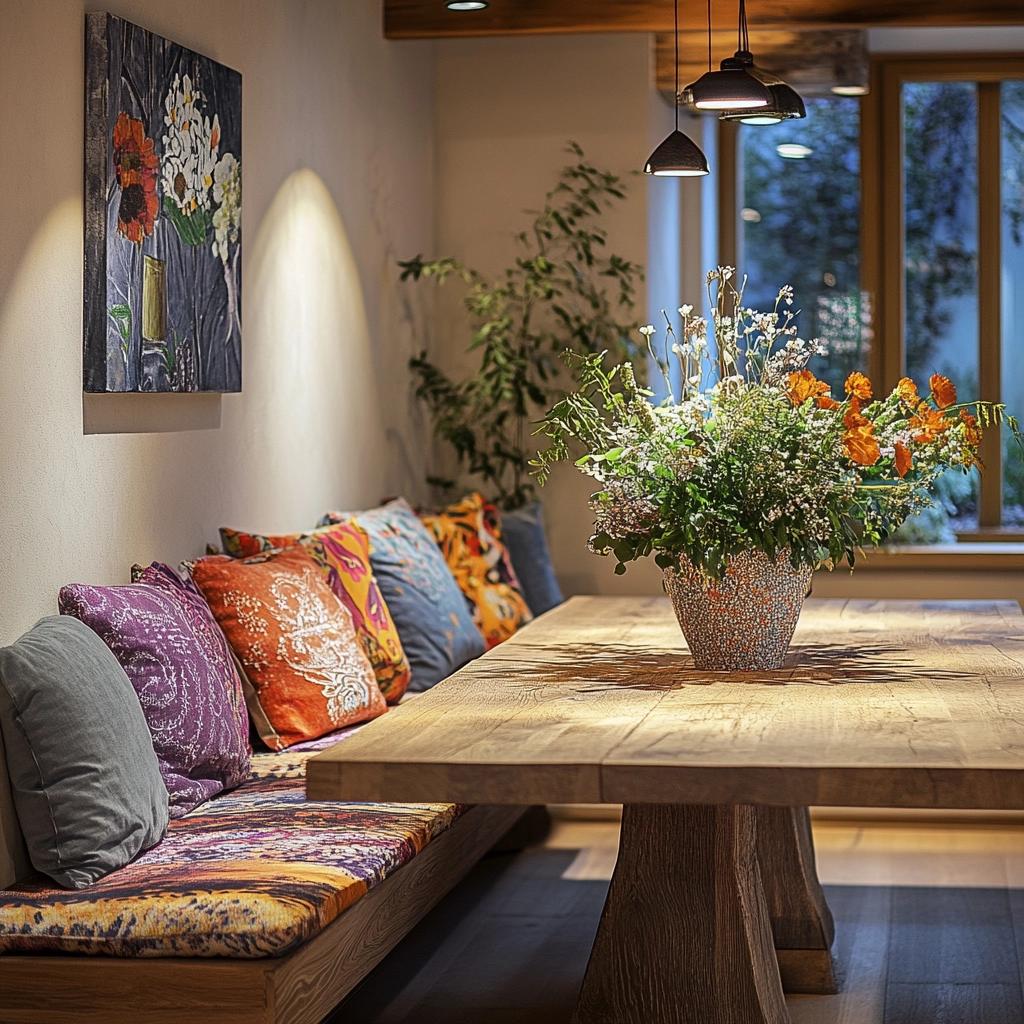 Mesa com banco: 10 inspirações para inovar na sala de jantar 4 Mesa com banco: 30 inspirações para inovar na sala de jantar
