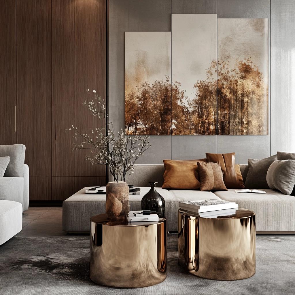 10 Formas Criativas de Usar Mesas Laterais na Decoração 2 40 Formas Criativas de Usar Mesas Laterais na Decoração