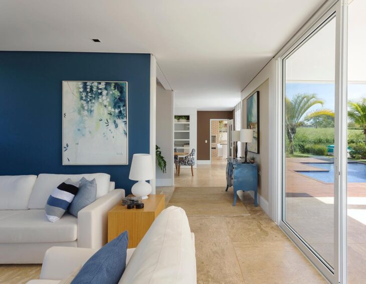 Parede Azul: 10 Ideias Incríveis para Você se Inspirar 9 Foto de parede azul 4 - 4