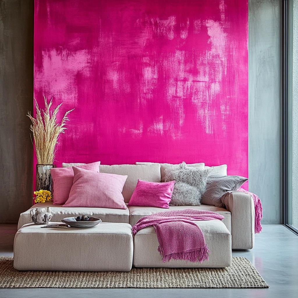 10 Ideias de Parede Rosa para Revitalizar sua Casa 4 6 Ideias de Parede Rosa para Revitalizar sua Casa