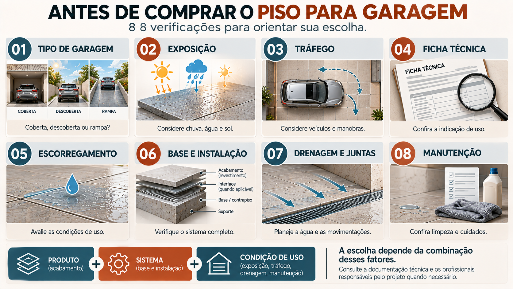 Piso para Garagem: Como Escolher o Tipo Certo? 10 Piso para Garagem: Como Escolher o Tipo Certo?