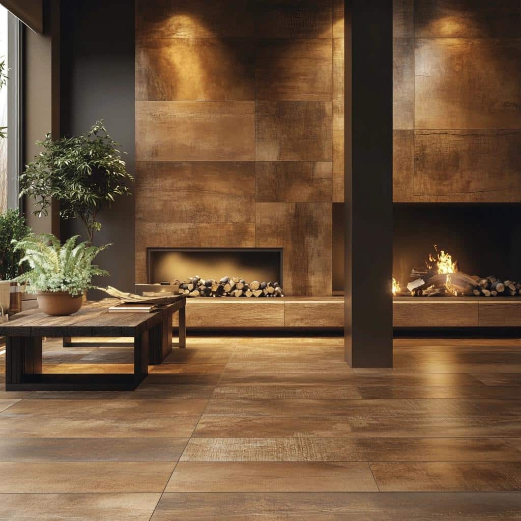 Porcelanato marrom: ideias e inspirações de decoração 1 Porcelanato marrom: significado e inspirações de decoração
