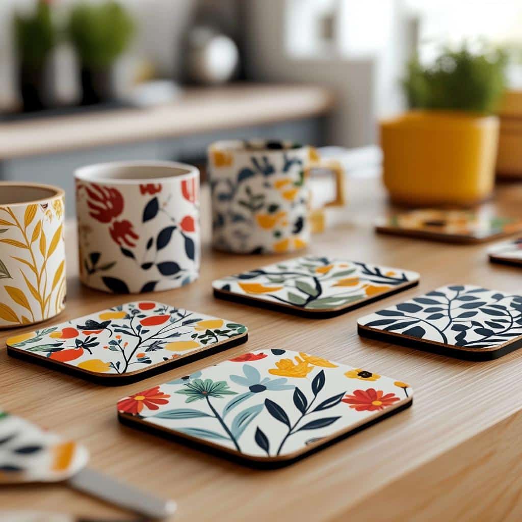 Porta-Copos Personalizados: 6 Formas de Decorar sua Cozinha 3 Porta-Copos Personalizados: 6 Formas de Decorar sua Cozinha