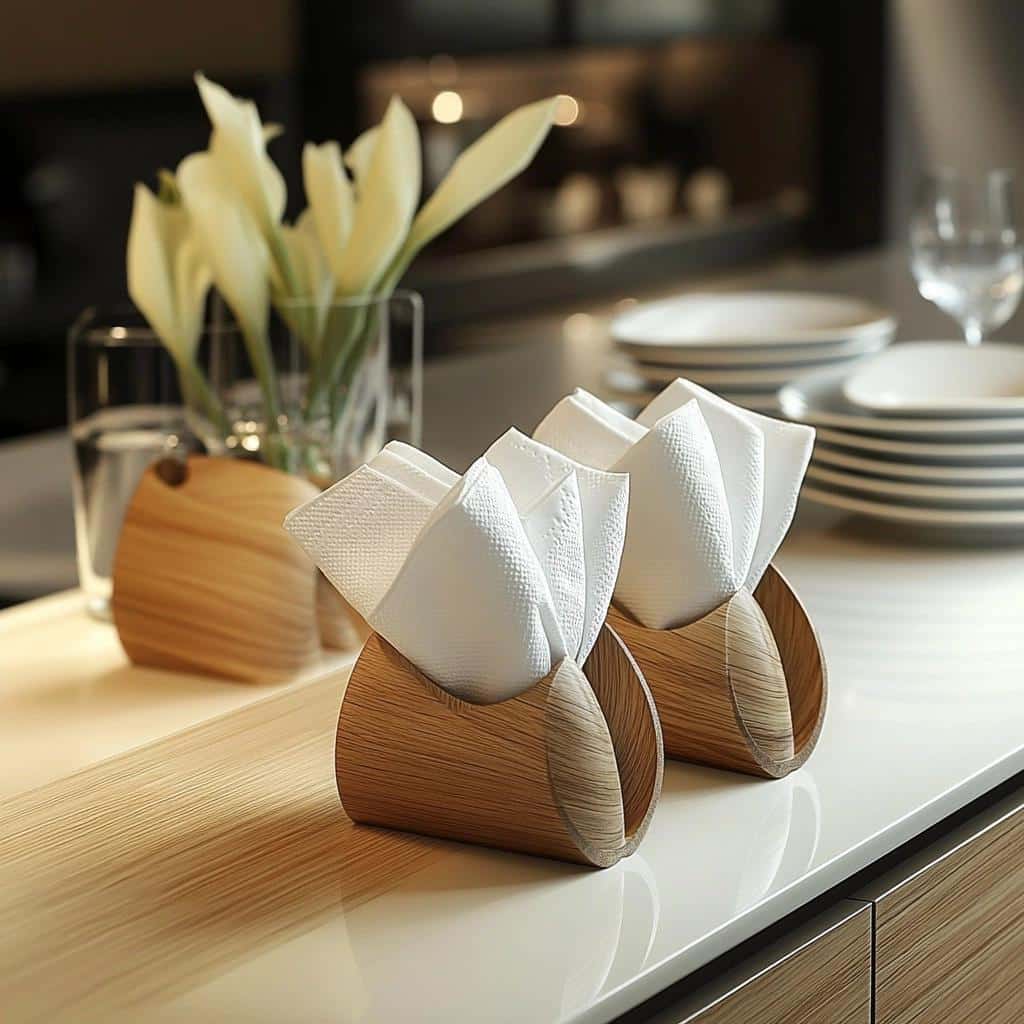 Porta-Guardanapos: 8 Modelos Criativos para Uma Cozinha Organizada 3 Porta-Guardanapos: 8 Modelos Criativos para Uma Cozinha Organizada