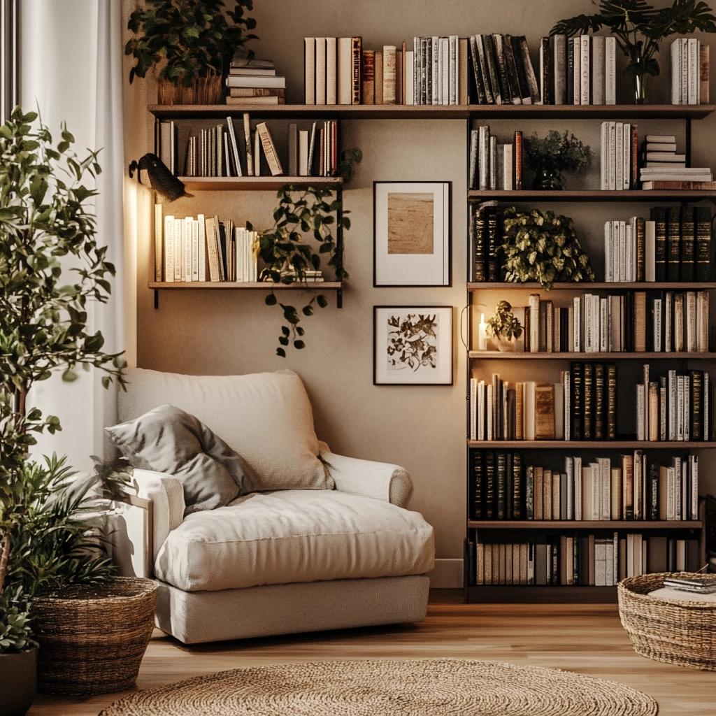 Porta-Livros de Parede: 7 Formas de Organizar Seu Cantinho de Leitura 4 Porta-Livros de Parede: 7 Formas de Organizar Seu Cantinho de Leitura