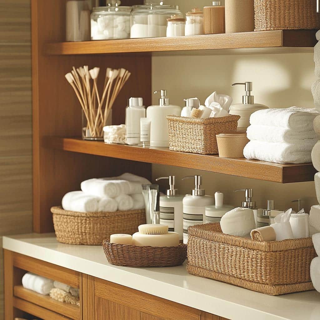 Porta-Produtos de Banheiro: 6 Ideias para Uma Organização Eficiente 3 Porta-Produtos de Banheiro: 6 Ideias para Uma Organização Eficiente