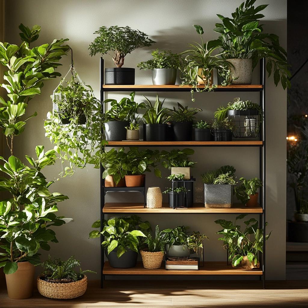 Prateleiras para Plantas: 10 Ideias e Tutoriais para Encher a Vida de Verde 6 Prateleiras para Plantas: 20 Ideias e Tutoriais para Encher a Vida de Verde