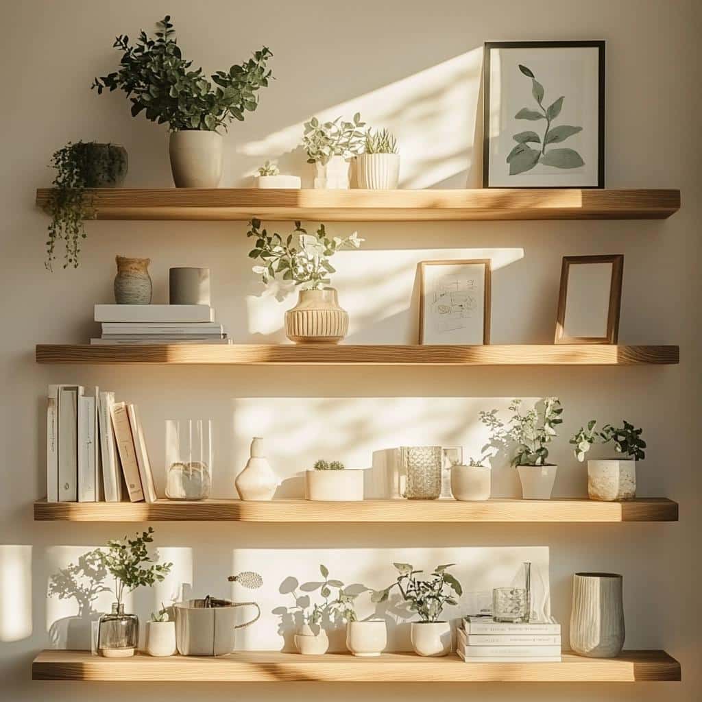 Prateleira para quadros: 10 maneiras de usar na decoração 6 Prateleira para quadros: 30 maneiras de usar na decoração