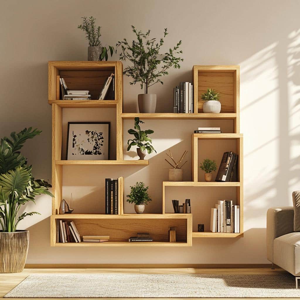 Prateleiras de Nicho: 7 Ideias para Exibir Decoração na Sala de Estar 2 Prateleiras de Nicho: 7 Ideias para Exibir Decoração na Sala de Estar