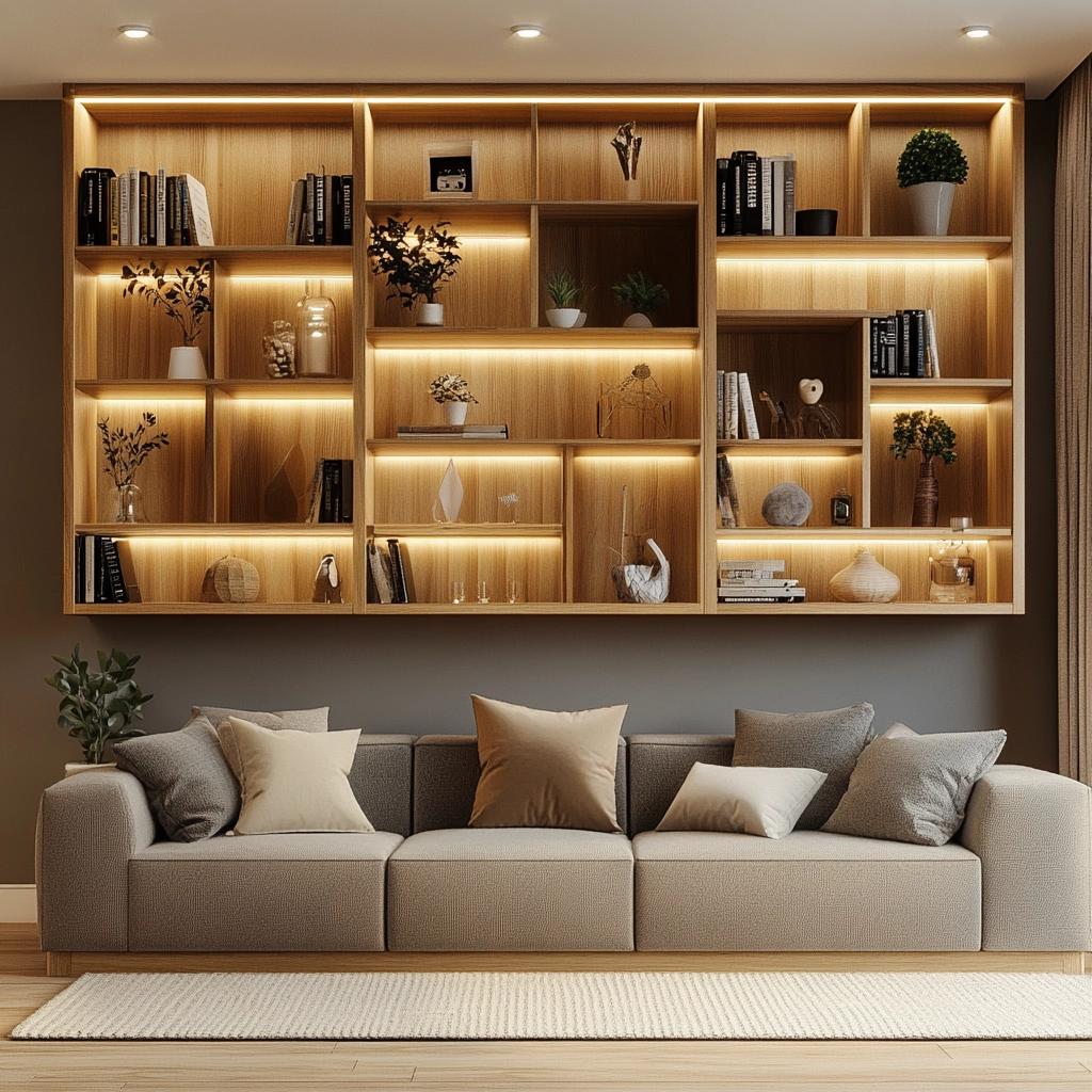 Prateleiras de Nicho: 7 Ideias para Exibir Decoração na Sala de Estar 1 Prateleiras de Nicho: 7 Ideias para Exibir Decoração na Sala de Estar