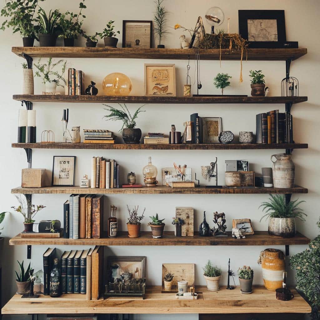 Prateleiras para Decoração: 6 Dicas para Expor Objetos de Forma Criativa 1 Prateleiras para Decoração: 6 Dicas para Expor Objetos de Forma Criativa