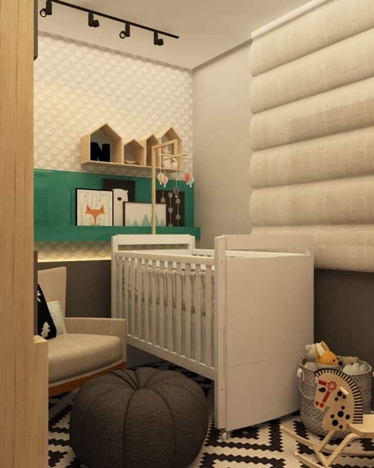 Quarto de Bebê Simples: 10 Ideias de Decoração 9 Foto de quarto de bebe simples 4 - 4