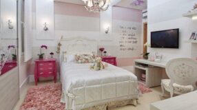 10 Maneiras Alegres de Decorar um Quarto Infantil Pequeno 5 Quarto de princesa decorado