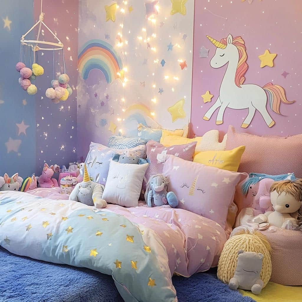 Como Decorar um Quarto de Unicórnio: Ideias e Inspirações com 10 Dicas 6 Como Decorar um Quarto de Unicórnio: Ideias e Inspirações