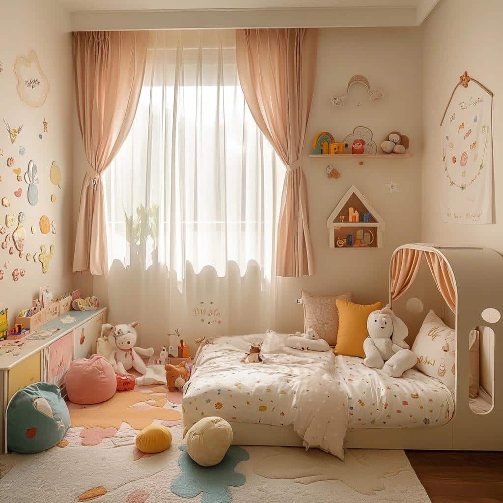 10 Maneiras Alegres de Decorar um Quarto Infantil Pequeno 4 80 Maneiras Alegres de Decorar um Quarto Infantil Pequeno