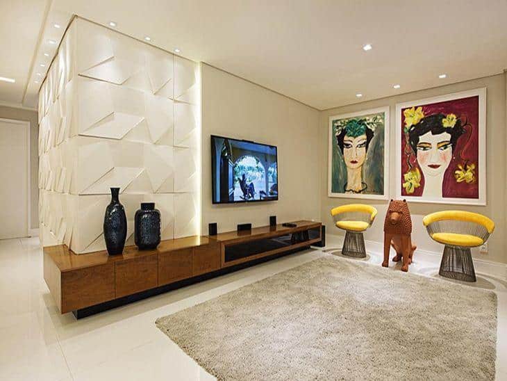 O poder e elegância do revestimento 10D para sua casa 3 Foto: Reprodução / Fábrica Arquitetura