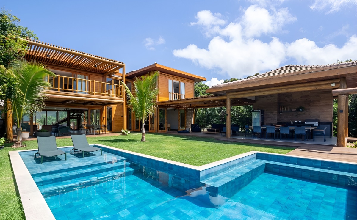 Os Melhores Materiais para Revestimento de Piscina 3 Imagem ilustrativa de revestimento de piscina.