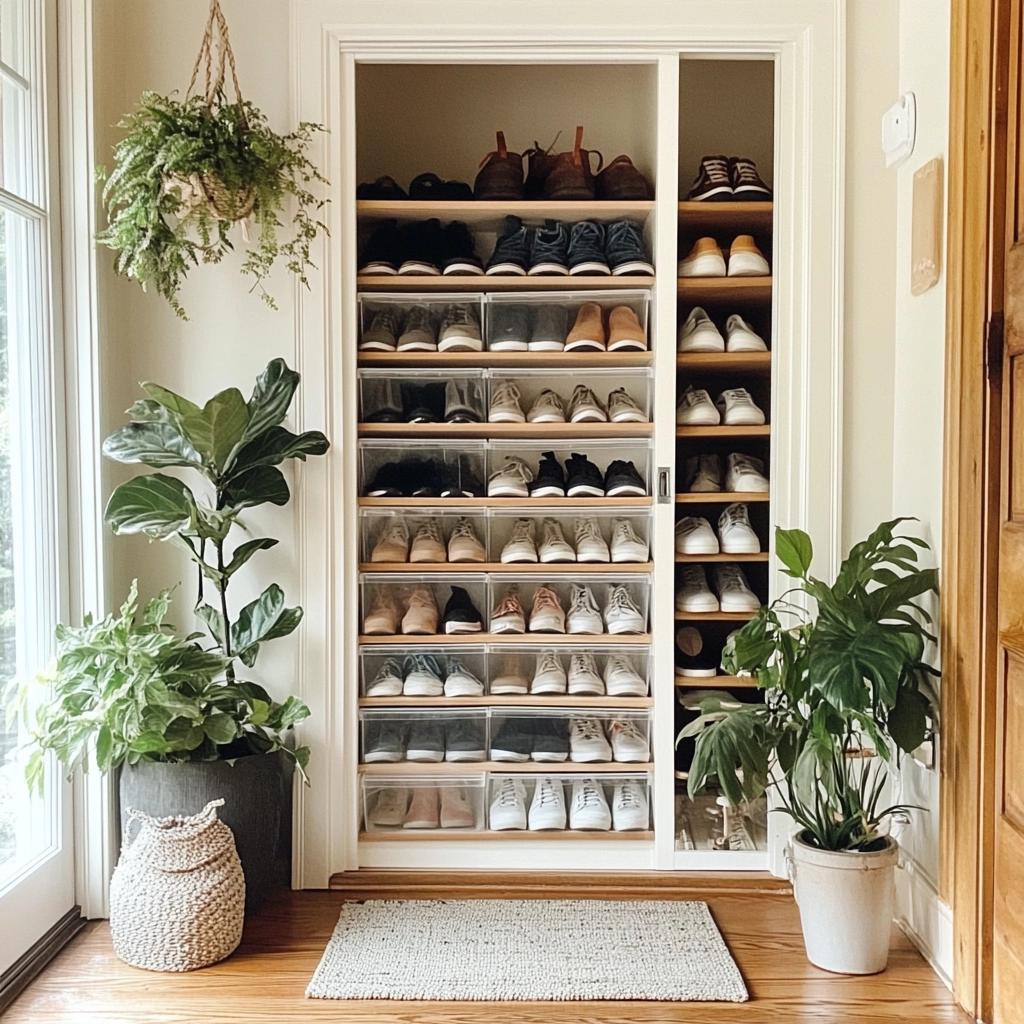 Inspiração para Sapateiras de Porta: Estilo e Organização em 10 Passos 4 Inspiração para Sapateiras de Porta: Estilo e Organização