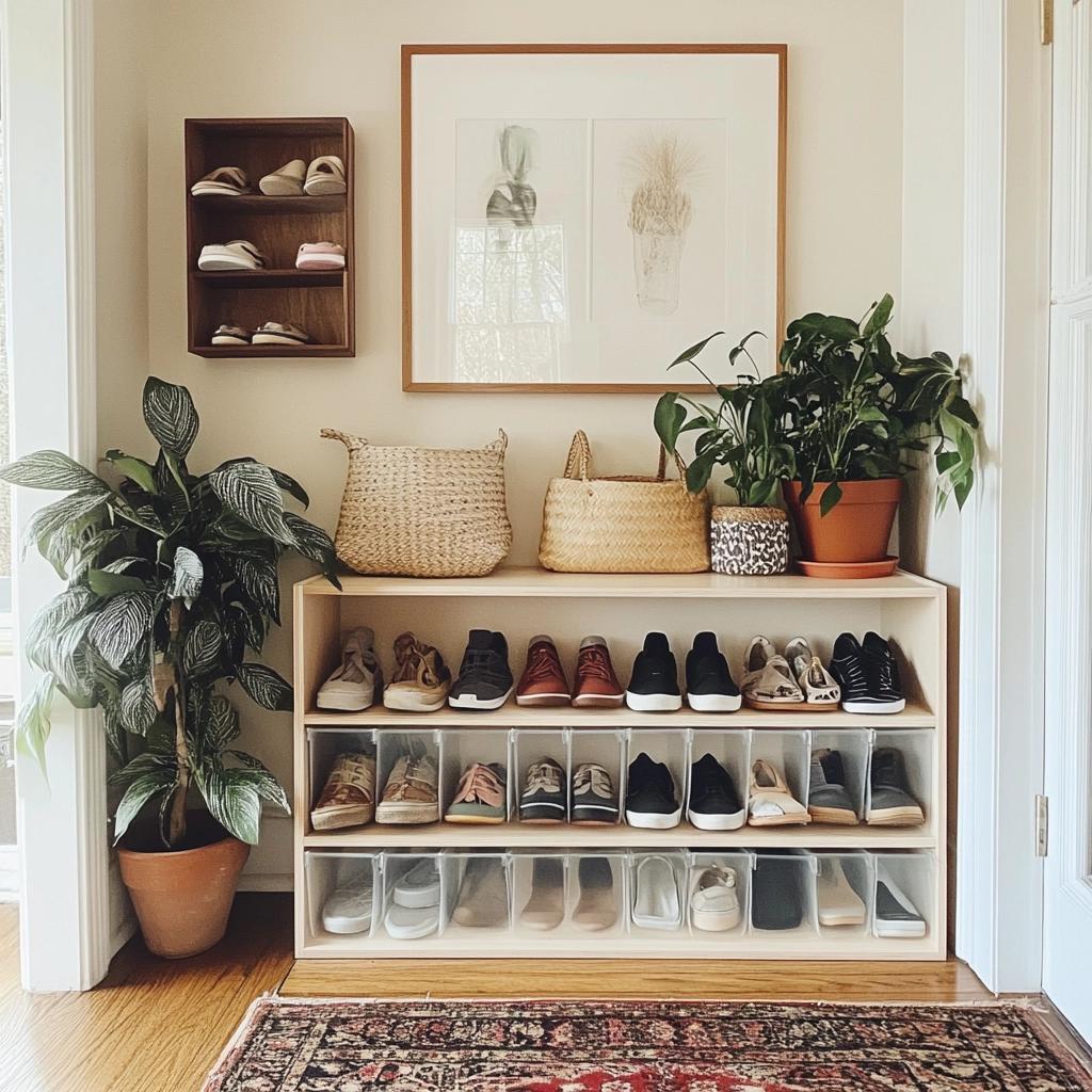 Inspiração para Sapateiras de Porta: Estilo e Organização em 10 Passos 8 Inspiração para Sapateiras de Porta: Estilo e Organização
