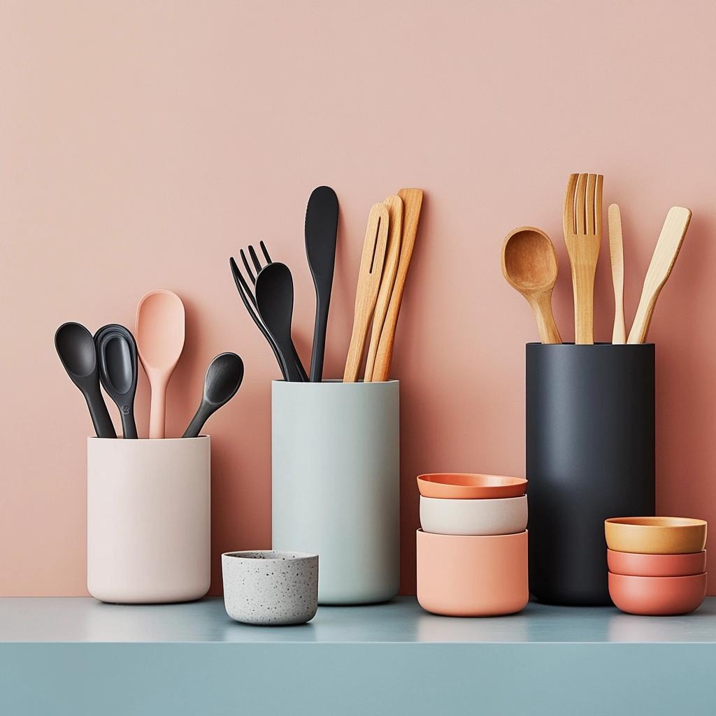 Suportes para Talheres: 7 Soluções para Cozinhas Modernas 3 Suportes para Talheres: 7 Soluções para Cozinhas Modernas