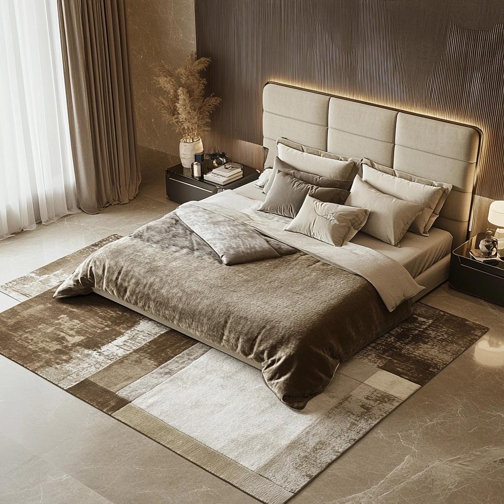 Tapete para quarto: 10 modelos lindos para trazer conforto 8 Tapete para quarto: 85 modelos lindos para trazer conforto