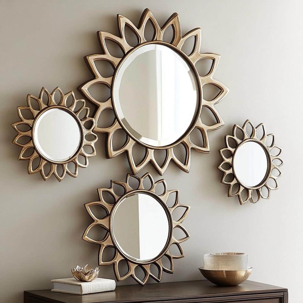 3 Espelhos Decorativos que Valorizam Ambientes Pequenos 2 3 Espelhos Decorativos que Valorizam Ambientes Pequenos