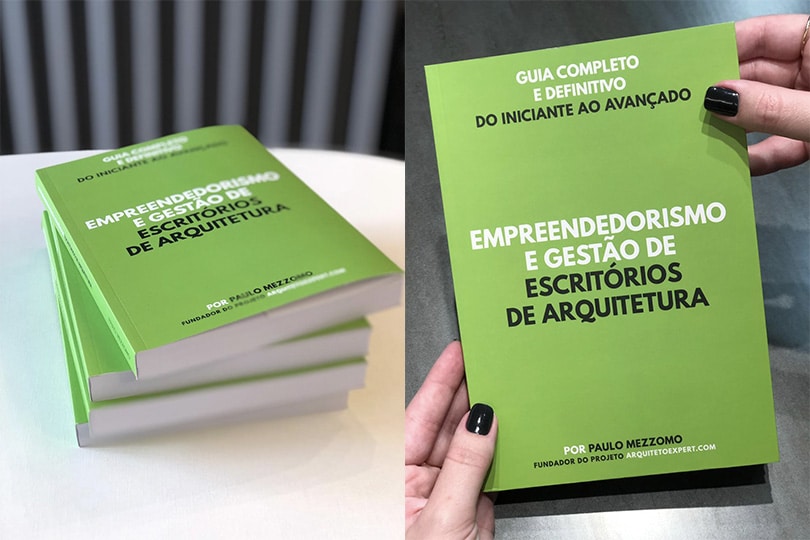 Capa do livro 'Empreendedorismo e Gestão em Arquitetura'. 
