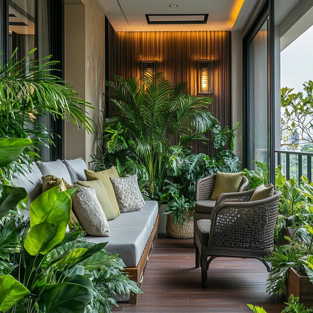 4 Dicas para Combinar Plantas e Móveis na Decoração da Varanda 4 4 Dicas para Combinar Plantas e Móveis na Decoração da Varanda