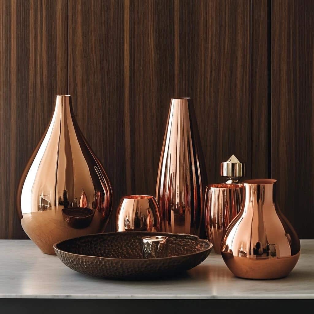 5 Objetos de Cobre que São Tendência na Decoração em 2025 2 5 Objetos de Cobre que São Tendência na Decoração em 2025