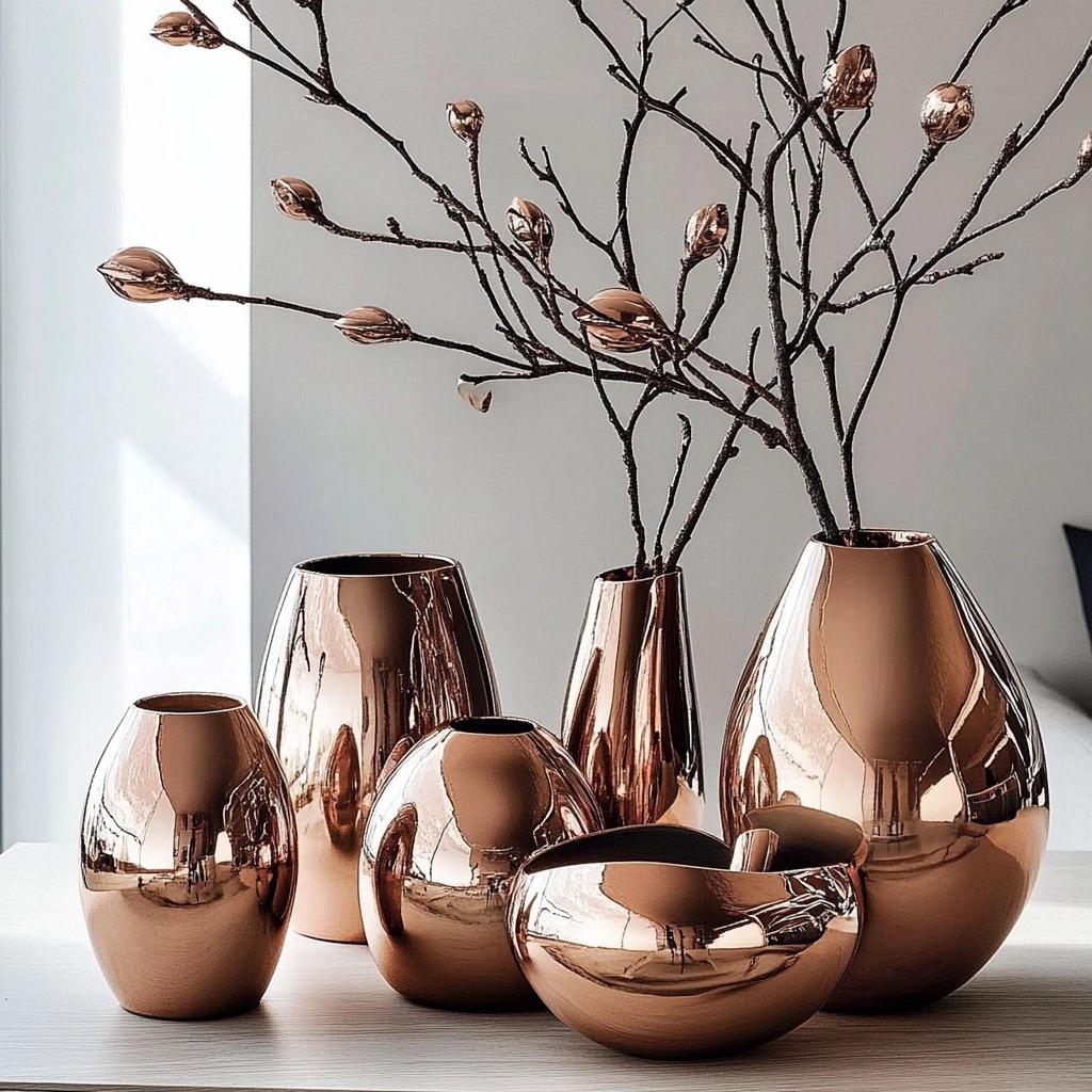 5 Objetos de Cobre que São Tendência na Decoração em 2025 1 5 Objetos de Cobre que São Tendência na Decoração em 2025