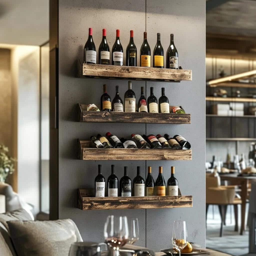 ADEGA DE PAREDE: 10 FORMAS CRIATIVAS DE DECORAR SUA CASA 6 ADEGA DE PAREDE: 30 FORMAS CRIATIVAS DE DECORAR SUA CASA