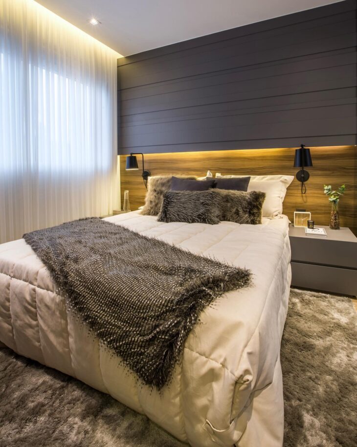 Ideias de Cabeceira com LED para Transformar seu Quarto com 10 Opções 10 Foto de cabeceira com led