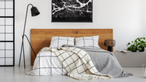 Ideias de Cabeceira com LED para Transformar seu Quarto com 10 Opções 7 Foto de cabeceira de madeira