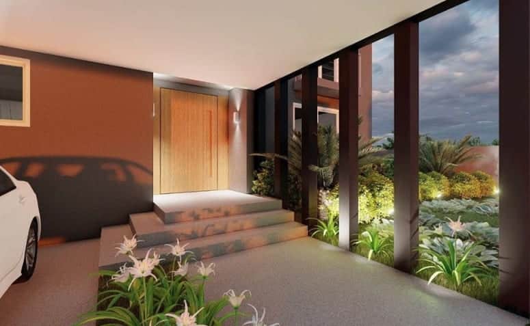 Coberturas de garagem: 10 inspirações para que também elevam a estética da sua casa. 3 Primeira imagem da coleção de 50 inspirações para coberturas de garagem;