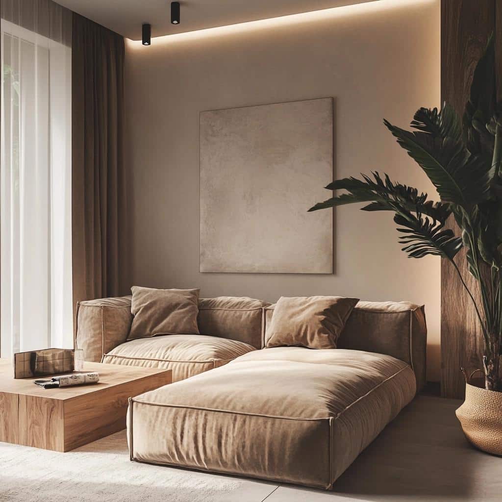 Como usar a cor camurça de forma atemporal na decoração 10. 8 Como usar a cor camurça de forma atemporal na decoração