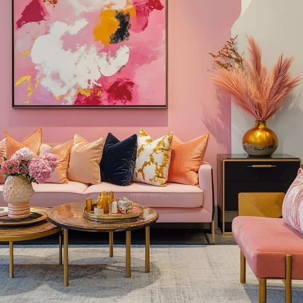 Como Aplicar a Cor Rosa de Maneira Criativa na Decoração 10 2 Como Aplicar a Cor Rosa de Maneira Criativa na Decoração