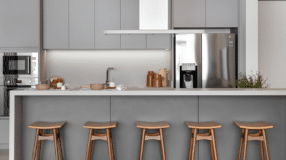 Cinza Chumbo: 10 Ideias para Decorar e as Melhores Tintas para Usar 5 Foto de cozinha cinza