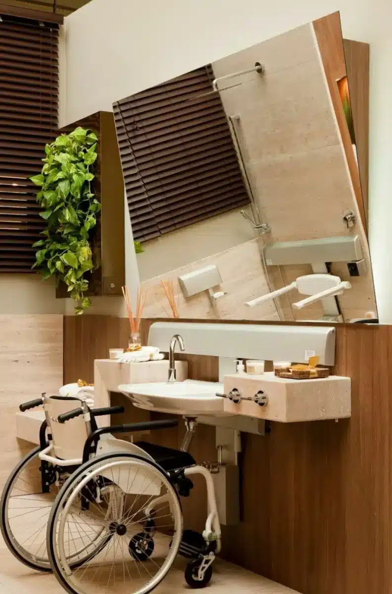 Como criar uma decoração acessível para cadeirantes 3 Decoração para cadeirantes com itens acessíveis.